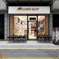 Thiết kế nội thất siêu thị tiện lợi G2 Mini Mart